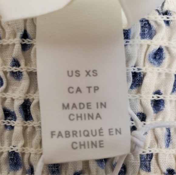 H&M polka-dot Sleeveless cropped top size XS - Picture 11 of 15